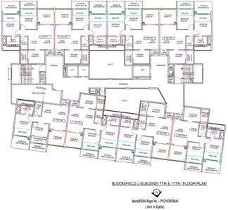 Project Image of 567.0 - 1070.79 Sq.ft 1 BHK Apartment for buy in Amit Bloomfield Phase III J And K Building