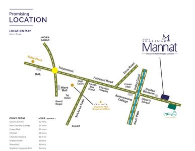 Project Image of 1220.0 - 1390.0 Sq.ft 2.5 BHK Apartment for buy in Shere Shalimar Mannat Extension 3
