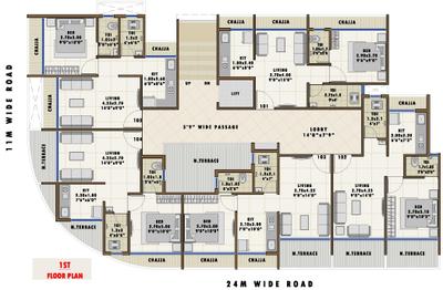 Project Image of 655.0 - 695.0 Sq.ft 1 BHK Apartment for buy in Dadan Elanza