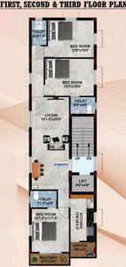 Project Image of 0.0 - 1352.0 Sq.ft 3 BHK Apartment for buy in HP VS Flats
