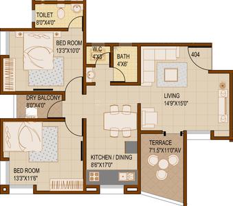 Project Image of 270.0 - 1078.0 Sq.ft 1 RK Apartment for buy in SG Rainbow