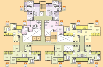 Project Image of 462.85 - 635.07 Sq.ft 1 BHK Apartment for buy in Spectrum BA Swadesha Phase 2