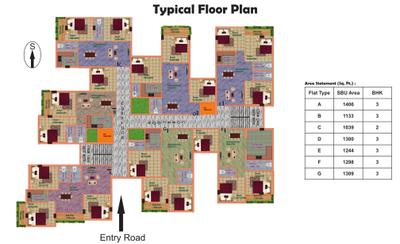 Project Image of 1039.0 - 1406.0 Sq.ft 2 BHK Apartment for buy in Park Nihar Enclave