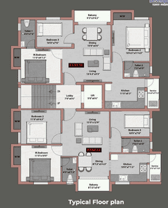Project Image of 892.0 - 1297.0 Sq.ft 2 BHK Apartment for buy in MP Rue Radiale Ph 1