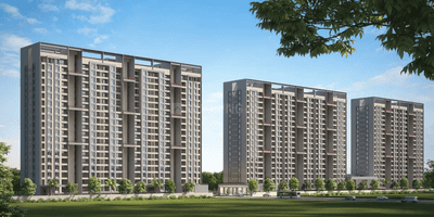Project Image of 1340 Sq.ft 3 BHK Apartment / Flat for sale in Moshi for Rs. 8990000