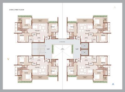 Project Image of 931.83 - 1331.28 Sq.ft 3 BHK Apartment for buy in Shreeji Anantara Galleria And Anantara