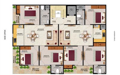 Project Image of 0.0 - 1500.0 Sq.ft 3 BHK Apartment for buy in Sky Height
