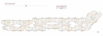 Project Image of 365.11 - 463.28 Sq.ft 1 BHK Apartment for buy in S M Hitech Tulip