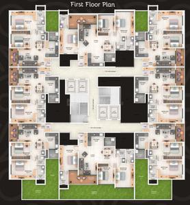 Project Image of 824.0 - 1197.0 Sq.ft 2 BHK Apartment for buy in Yashoda Trident World