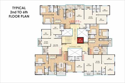 Project Image of 1070.0 - 2085.0 Sq.ft 2 BHK Apartment for buy in Akash Lifestyle