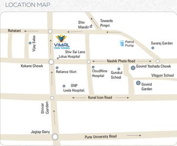 Project Image of 755.0 - 1043.0 Sq.ft 2 BHK Apartment for buy in Kate Vimal Twin Towers