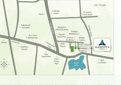Project Image of 0.0 - 700.0 Sq.ft 2 BHK Apartment for buy in Aaditya Green