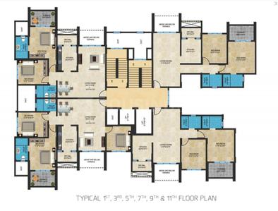 Project Image of 465.0 - 757.0 Sq.ft 1 BHK Apartment for buy in Sheth Tiara Building A