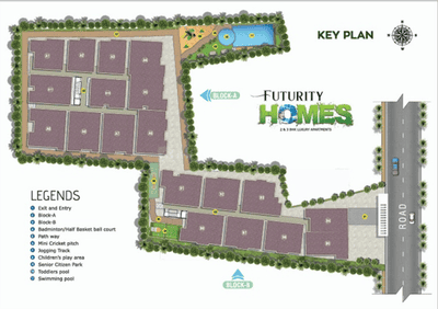 Project Image of 1126.0 - 1672.0 Sq.ft 2 BHK Apartment for buy in Futurity Homes