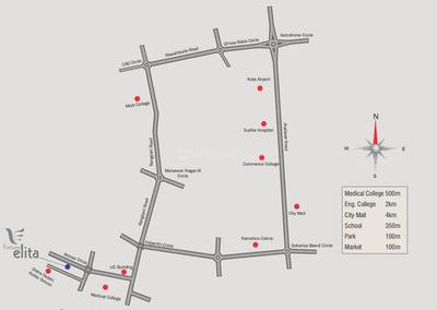 Project Image of 1025.0 - 1135.0 Sq.ft 3 BHK Apartment for buy in Fortune Elita