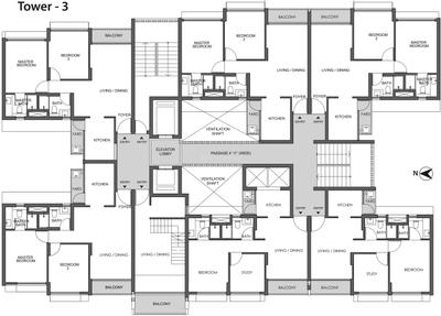 Project Image of 633.35 - 739.59 Sq.ft 2 BHK Apartment for buy in Tata Rio De Goa