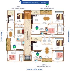 Project Image of 1250.01 - 1399.95 Sq.ft 2 BHK Apartment for buy in Sri Sadguru Sarovar Aavaas 1
