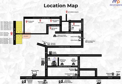 Project Image of 600.0 - 947.0 Sq.ft 2 BHK Apartment for buy in MP Petals