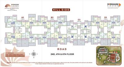 Project Image of 340.25 - 568.12 Sq.ft 1 BHK Apartment for buy in Mohan Suburbia
