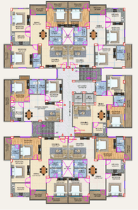 Project Image of 804.5 - 1135.6 Sq.ft 2 BHK Apartment for buy in Shri The Platinum Residency