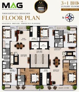 Project Image of 1620 Sq.ft 3 BHK Builder Floor for sale in Kadarpur for Rs. 24500000