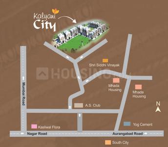 Project Image of 380.0 - 527.0 Sq.ft 1 BHK Apartment for buy in Kalyani City