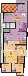 Project Image of 822.0 - 1252.0 Sq.ft 2 BHK Apartment for buy in VGK Aditi