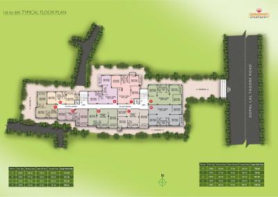 Project Image of 464.0 - 885.0 Sq.ft 1 BHK Apartment for buy in Sai Saraswati Apartment