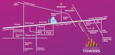 Project Image of 0.0 - 376.95 Sq.ft 1 BHK Apartment for buy in Ravinanda Towers