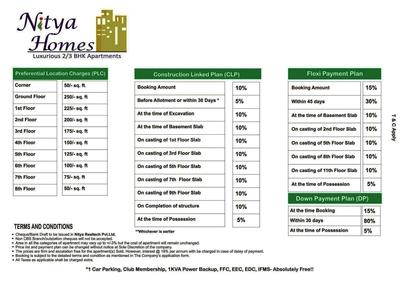 Project Image of 1010.0 - 1405.0 Sq.ft 2 BHK Apartment for buy in Nitya Homes