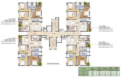 Project Image of 1466.0 - 1859.0 Sq.ft 3 BHK Apartment for buy in Realmark Amora