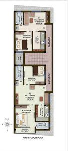 Project Image of 441.0 - 781.0 Sq.ft 1 BHK Apartment for buy in Bharathi Sai Brindhavan Apartments