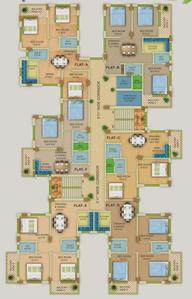 Project Image of 898.84 - 1590.71 Sq.ft 2 BHK Apartment for buy in Shree Chaitanya Housing Complex Block 2