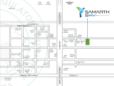 Samarth Sky Location Plan 1