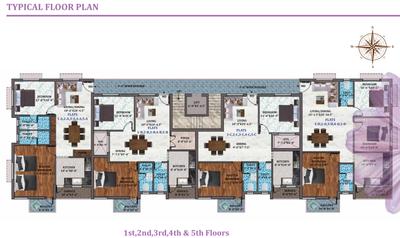 Project Image of 783.0 - 902.0 Sq.ft 2 BHK Apartment for buy in Poomalai Vasantham