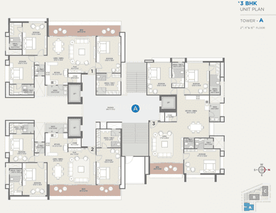 Project Image of 1480.04 - 3433.04 Sq.ft 3 BHK Apartment for buy in Sangini Lakeville