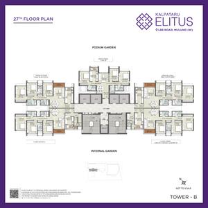 Project Image of 1013.0 - 1329.0 Sq.ft 3 BHK Apartment for buy in Kalpataru Elitus