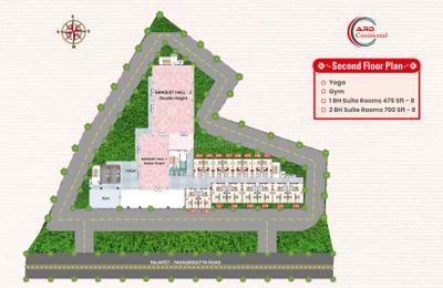 Project Image of 475.0 - 700.0 Sq.ft 1 BHK Apartment for buy in Ard Continental