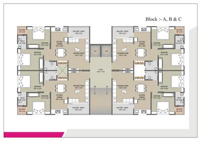 Project Image of 1890 Sq.ft 3 BHK Apartment / Flat for sale in Nikol for Rs. 9800000