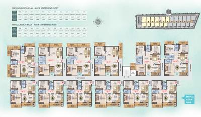 Project Image of 1109.0 - 1405.0 Sq.ft 2 BHK Apartment for buy in Sri Sathvik Nandanam
