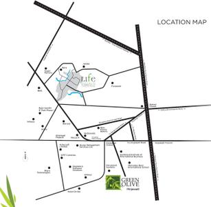 Project Image of 606.98 - 855.62 Sq.ft 2 BHK Apartment for buy in Kolte Patil Green Olive C And D
