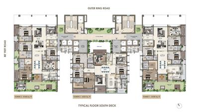 Project Image of 6200.0 - 8100.0 Sq.ft 4 BHK Apartment for buy in Poulomi Palazzo