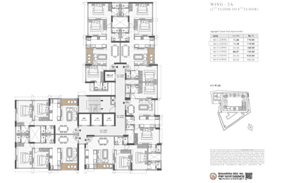 Project Image of 710.0 - 880.0 Sq.ft 2 BHK Apartment for buy in MS Central Park