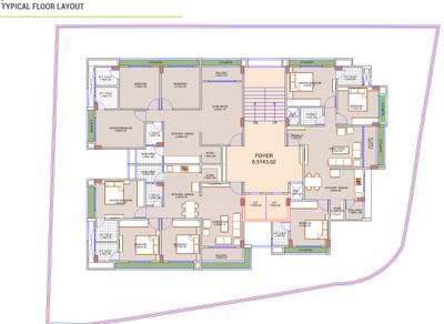 Project Image of 857.99 - 862.3 Sq.ft 3 BHK Apartment for buy in Abhishree One
