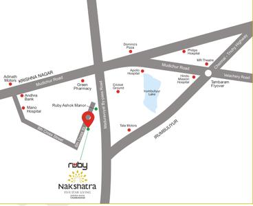 Ruby Nakshatra Location Plan 1