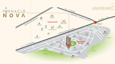 Project Image of 365.0 - 605.0 Sq.ft 1 BHK Apartment for buy in Pinnacle Nova