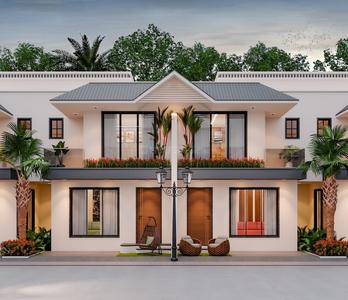 Project Image of 1050.0 - 1450.0 Sq.ft 2 BHK Row House for buy in Vrindavan Dream Villa