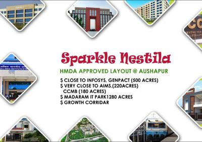 Project Image of 1485.0 - 3600.0 Sq.ft Residential Plot Plot for buy in Sri Jagathswapna Sparkle Nestila