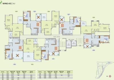 Project Image of 299.0 - 471.0 Sq.ft 1 BHK Apartment for buy in Nirman Brookefield Willows A3