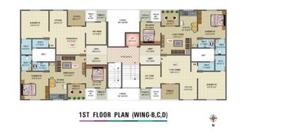 Project Image of 509.78 - 1082.0 Sq.ft 2 BHK Apartment for buy in Swaraaj Paradise